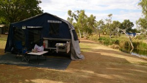 Our camp at Mt Isa